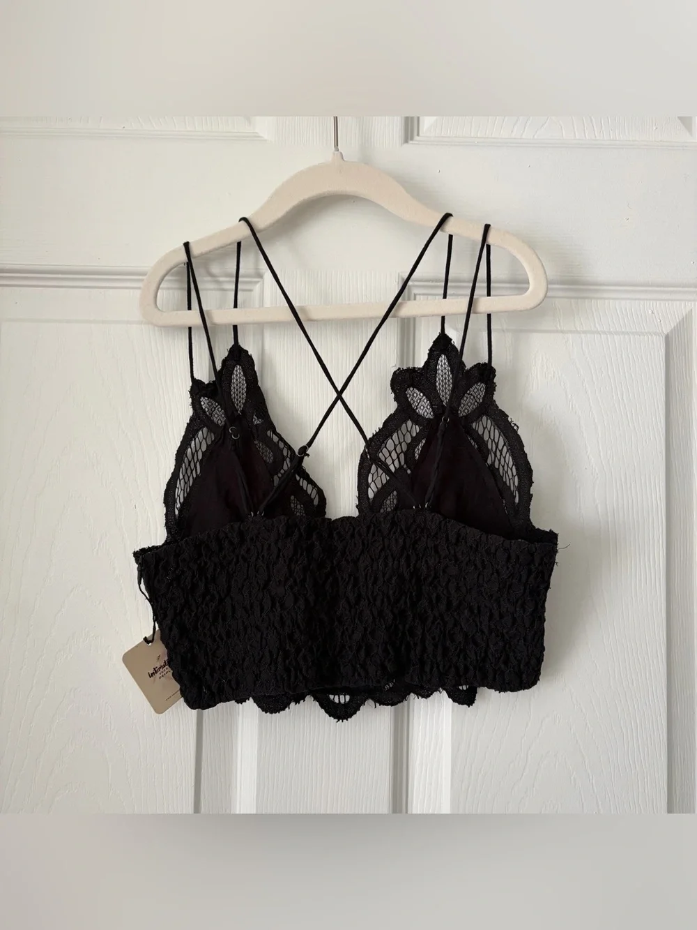 NWT Free People Adella Bralette size XS in Black